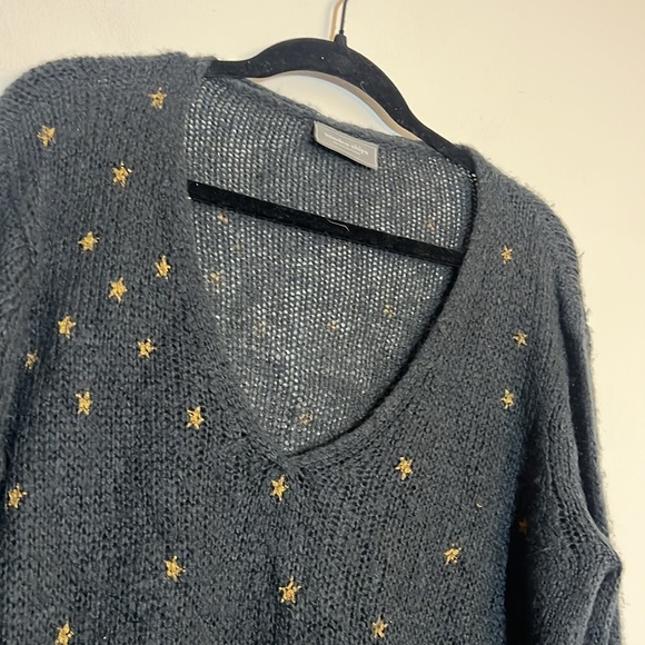 Wooden Ships Paola Buendaia Mohair Wool Falling Stars Knit Sweater M/L - Picture 2 of 4